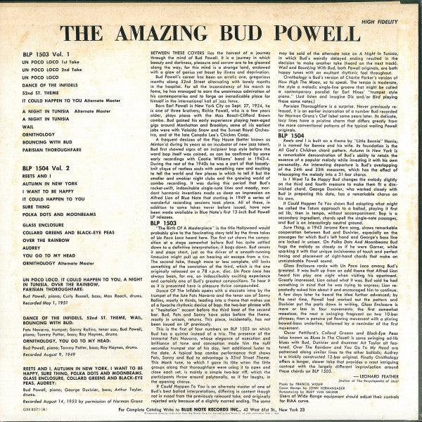 Bud Powell - The Amazing Bud Powell, Volume 1 (Vinyl, LP, Album, Re...