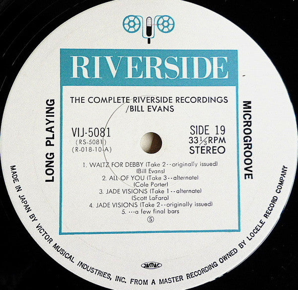 Bill Evans - The Complete Riverside Recordings (18xVinyl, Box Set, LP, Compilation, Limited Edition) Very Good Plus (VG+) / Very Good (VG)