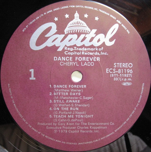 Cheryl Ladd - Dance Forever (Vinyl, LP, Album)