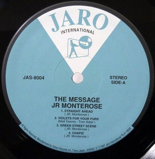 J.R. Monterose - The Message (Vinyl, LP, Album, Reissue, Stereo) Near Mint (NM or M-) / Very Good Plus (VG+)