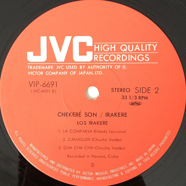 Irakere - Chekeré Son (Vinyl, LP, Album) Very Good Plus (VG+) / Very Good Plus (VG+)