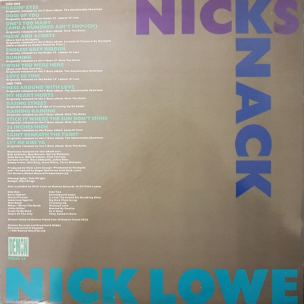 Nick Lowe - Nicks Knack (Vinyl, LP, Compilation)