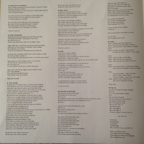 David Bowie - Stage (Vinyl, LP, Album, Stereo)