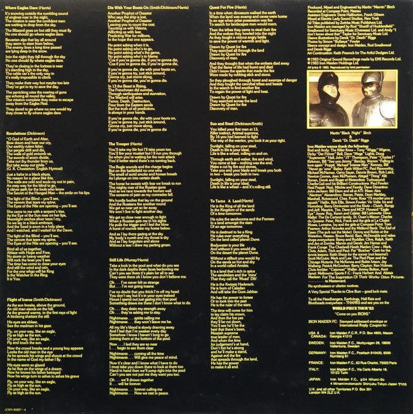 Iron Maiden - Piece Of Mind (Vinyl, LP, Album, Limited Edition)