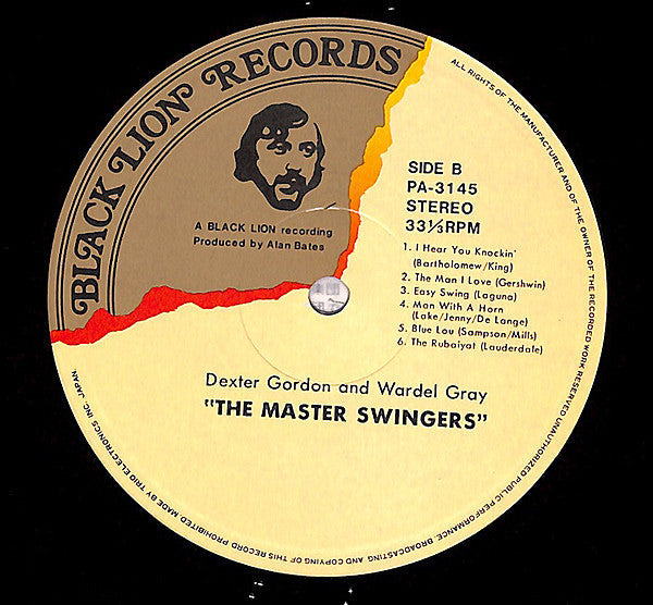 Dexter Gordon - The Master Swingers! (Vinyl, LP, Album, Reissue, Mono)