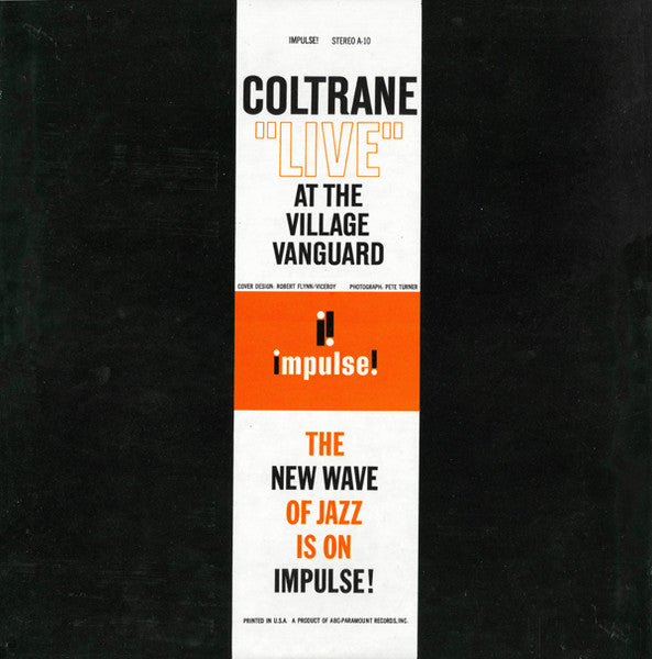John Coltrane - "Live" At The Village Vanguard (Vinyl, LP, Album, Repress, Stereo) Very Good (VG) / Very Good (VG)