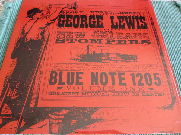 George Lewis And His New Orleans Stompers - George Lewis And His New Orleans Stompers (Volume 1) (Vinyl, LP, Reissue, Stereo) Very Good (VG) / Very Good (VG)