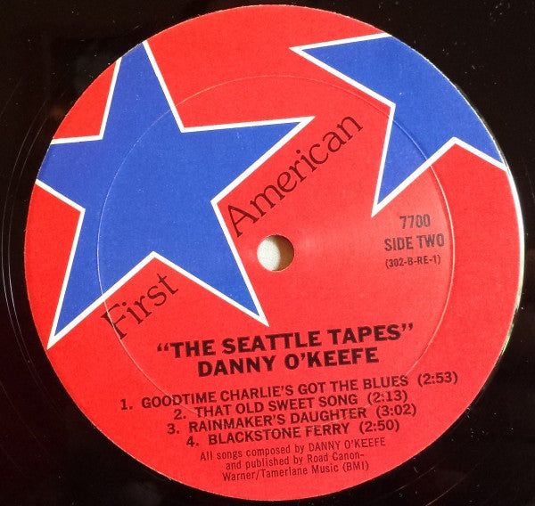 Danny O'Keefe - The Seattle Tapes (Vinyl, LP, Album) Very Good Plus (VG+) / Very Good (VG)