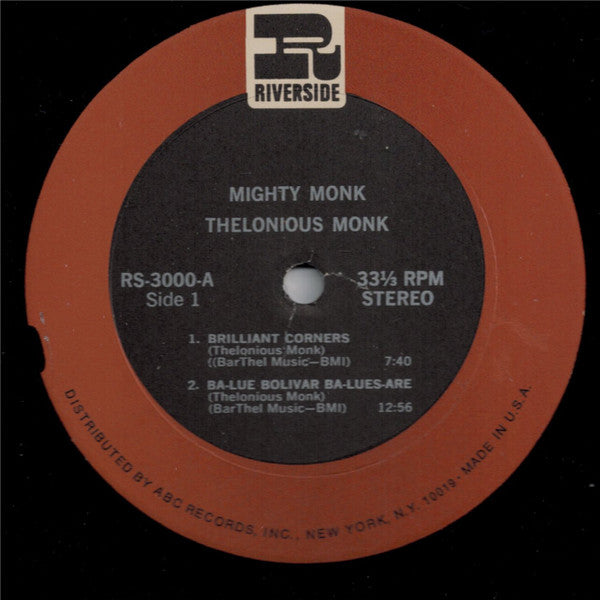 Thelonious Monk - Mighty Monk (Vinyl, LP, Album, Reissue, Remastered)