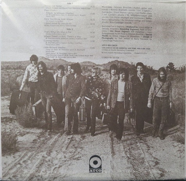 Delaney & Bonnie & Friends - On Tour (Vinyl, LP, Album, Reissue) Very Good (VG) / Very Good Plus (VG+)