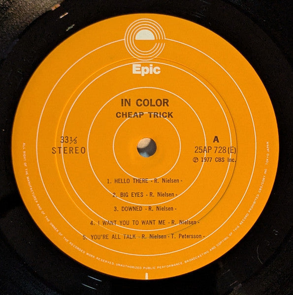 Cheap Trick - In Color (Vinyl, LP, Album)