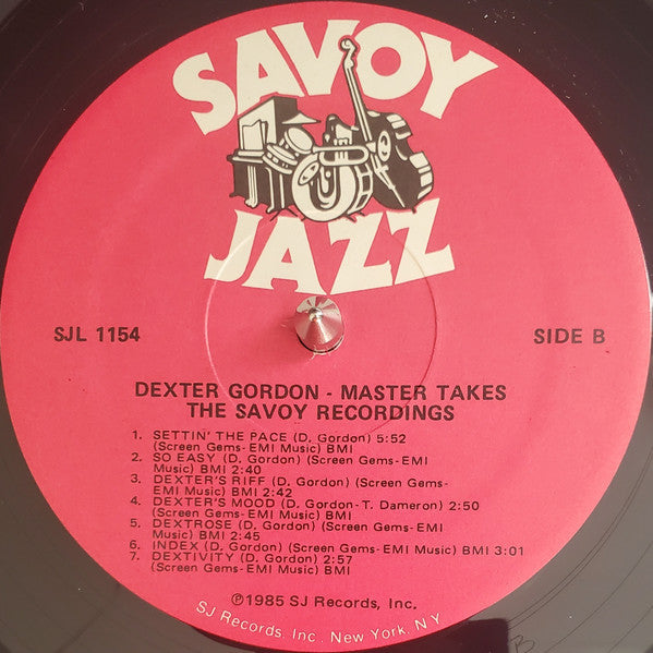 Dexter Gordon - Master Takes. The Savoy Recordings (Vinyl, LP, Compilation) Very Good (VG) / Very Good (VG)