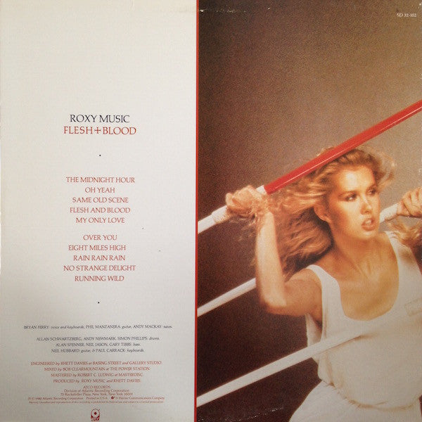 Roxy Music - Flesh + Blood (Vinyl, LP, Album, Stereo) Very Good (VG) / Very Good Plus (VG+)