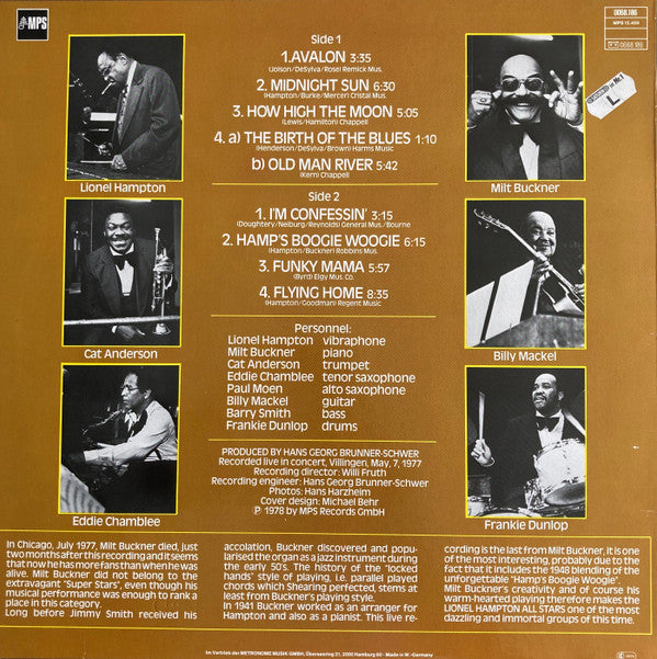 Lionel Hampton - Alive & Jumping (Vinyl, LP, Album, Stereo) Very Good Plus (VG+) / Very Good Plus (VG+)