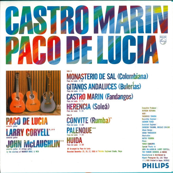 Paco De Lucía - Castro Marin (Vinyl, LP, Album)