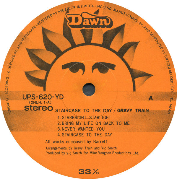 Gravy Train - Staircase To The Day (Vinyl, LP, Album) Near Mint (NM or M-) / Very Good Plus (VG+)