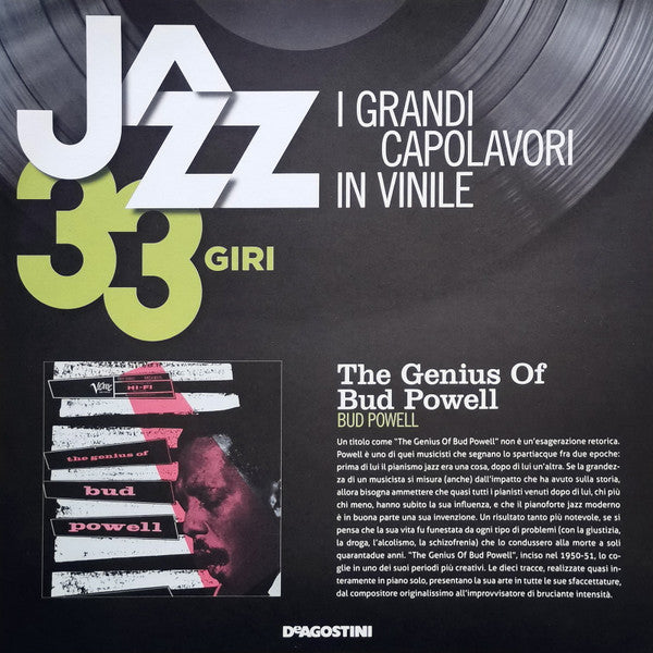 Bud Powell - The Genius Of Bud Powell (Vinyl, LP, Album, Reissue, Mono) Very Good Plus (VG+) / Very Good Plus (VG+)