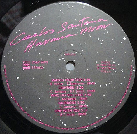 Carlos Santana - Havana Moon (Vinyl, LP, Album)