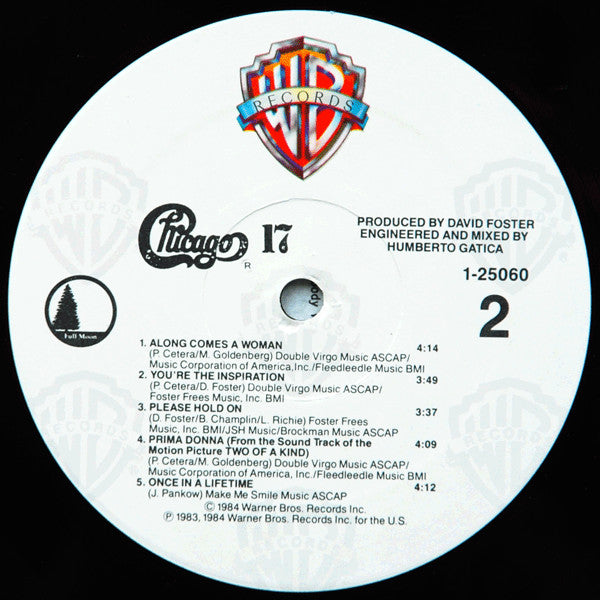 Chicago (2) - Chicago 17 (Vinyl, LP, Album, Limited Edition, Promo, Stereo) Very Good Plus (VG+) / Very Good Plus (VG+)