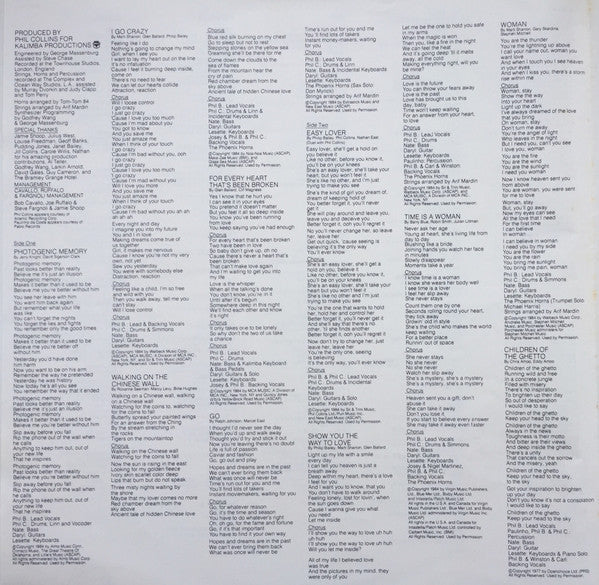 Philip Bailey - Chinese Wall (Vinyl, LP, Album, Stereo) Good Plus (G+) / Good (G)