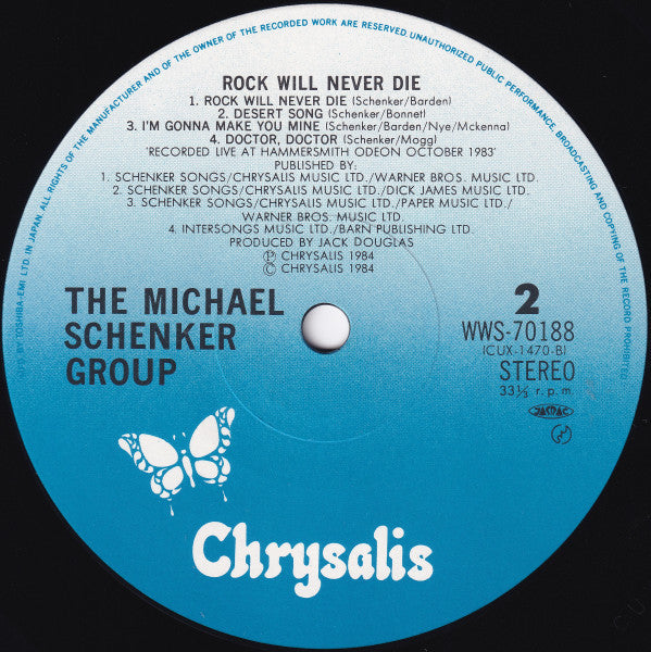 The Michael Schenker Group - Rock Will Never Die (Vinyl, LP, Album)