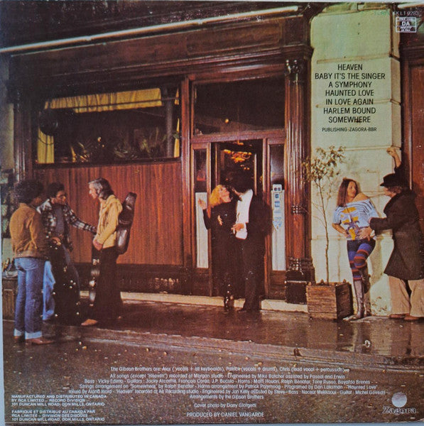 Gibson Brothers - Heaven (Vinyl, LP, Album) Very Good (VG) / Very Good (VG)