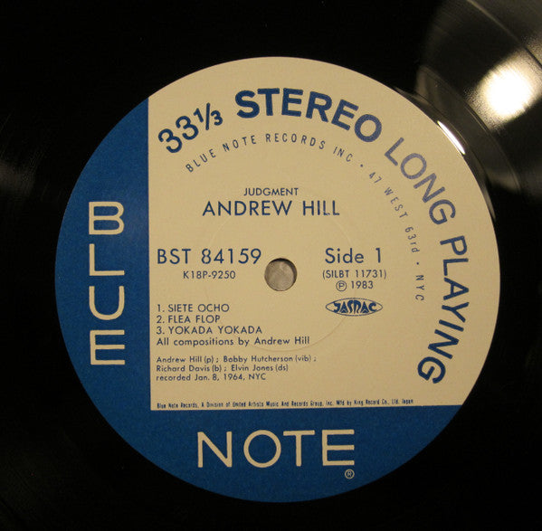Andrew Hill - Judgment! (Vinyl, LP, Album, Stereo, Reissue, Limited...