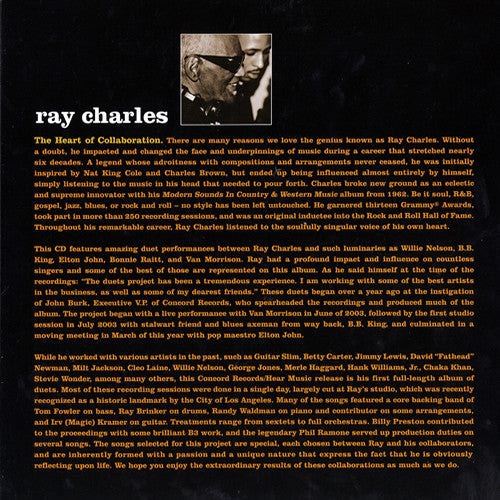 Ray Charles - Genius Loves Company (2xVinyl, LP, Album, Limited Edition, Numbered, Stereo) Very Good Plus (VG+) / Very Good Plus (VG+)