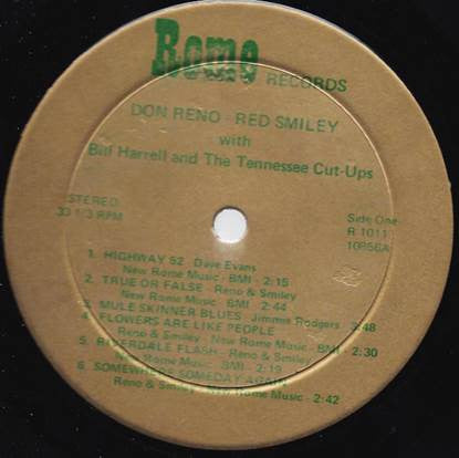 Reno And Smiley - Together Again (Vinyl, LP, Album, Stereo) Very Good (VG) / Very Good Plus (VG+)