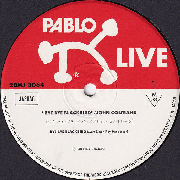 John Coltrane - Bye Bye Blackbird (Vinyl, LP, Album, Mono) Near Mint (NM or M-) / Very Good Plus (VG+)