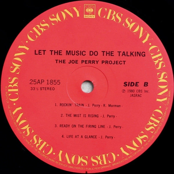 The Joe Perry Project - Let The Music Do The Talking (Vinyl, LP, Al...