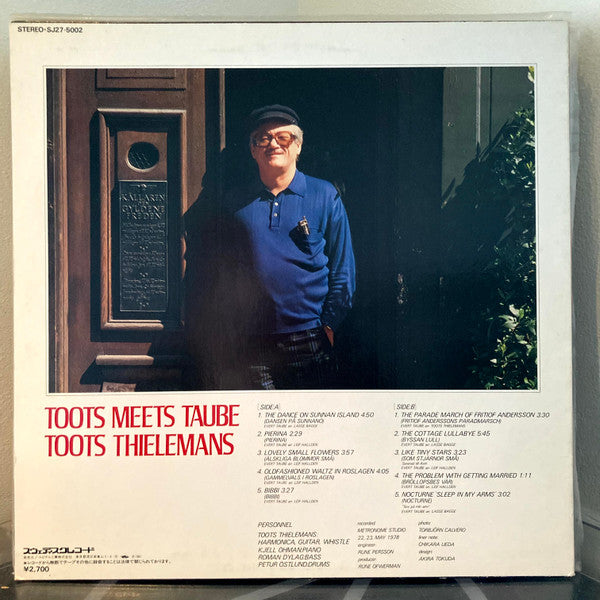 Toots Thielemans - Toots Meets Taube (Vinyl, LP, Reissue, Stereo) Very Good Plus (VG+) / Very Good (VG)