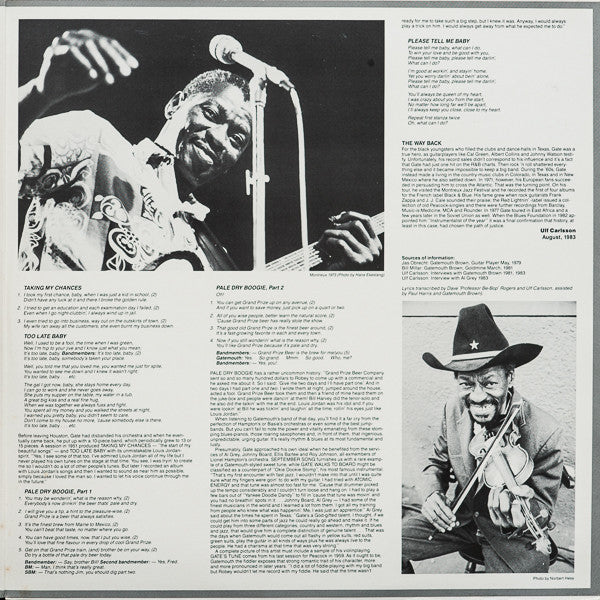 Clarence "Gatemouth" Brown - Atomic Energy (Vinyl, LP, Compilation, Mono) Very Good (VG) / Very Good (VG)