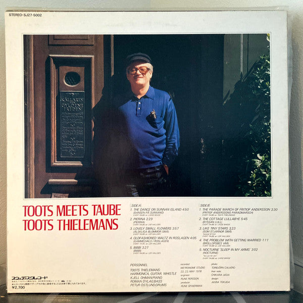Toots Thielemans - Toots Meets Taube (Vinyl, LP, Reissue, Stereo) Very Good Plus (VG+) / Very Good Plus (VG+)