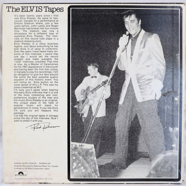 Elvis Presley - The Elvis Tapes = インタビュー・テープ (Vinyl, LP, Partially ...