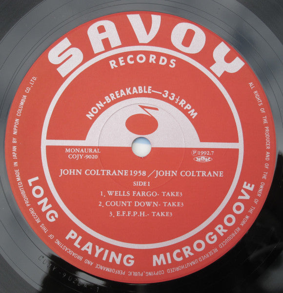 John Coltrane - 1958: The East Coast Jazz Scene (Vinyl, LP, Album, ...