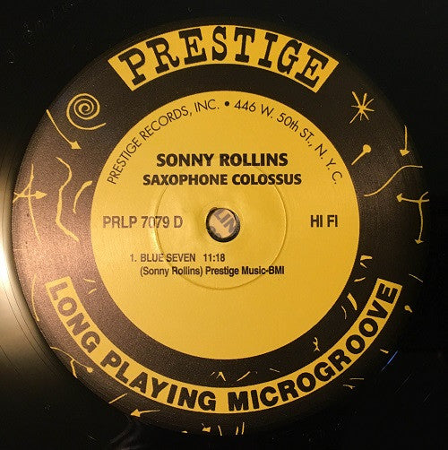 Sonny Rollins - Saxophone Colossus (2xVinyl, 12", 45 RPM, Album, Limited Edition, Numbered, Reissue, Remastered, Mono) Very Good (VG) / Very Good Plus (VG+)