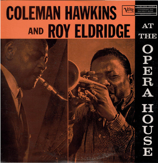 Coleman Hawkins - At The Opera House (Vinyl, LP, Album, Reissue, Stereo) Very Good Plus (VG+) / Very Good (VG)