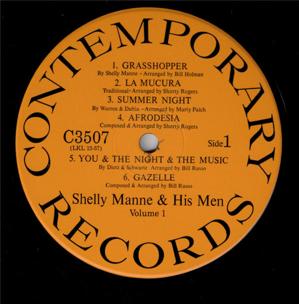 Shelly Manne & His Men - The West Coast Sound  Vol. 1 (Vinyl, LP, Album, Reissue, Repress, Mono) Very Good (VG) / Very Good Plus (VG+)