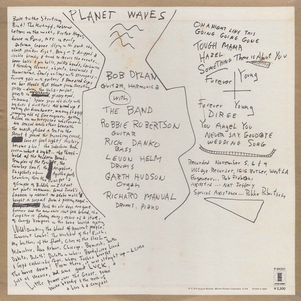 Bob Dylan - Planet Waves (Vinyl, LP, Album)