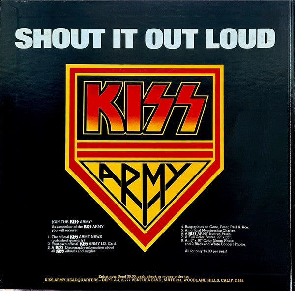 Kiss - Destroyer (Vinyl, LP, Album) Very Good (VG) / Good Plus (G+)