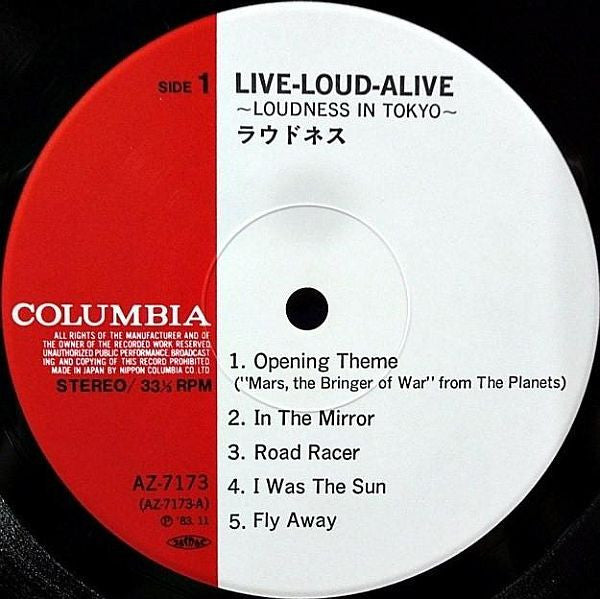 Loudness (5) - Live-Loud-Alive (Loudness In Tokyo) (Vinyl, LP, Album)