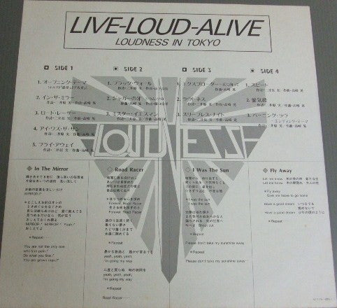 Loudness (5) - Live-Loud-Alive (Loudness In Tokyo) (Vinyl, LP, Album)
