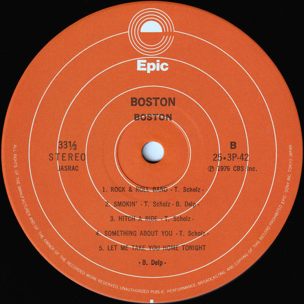 Boston - Boston (Vinyl, LP, Album, Reissue) Near Mint (NM or M-) / Very Good Plus (VG+)