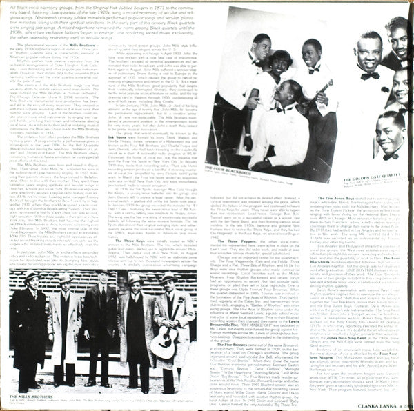 Various - The Human Orchestra (Rhythm Quartets In The Thirties) (Vinyl, LP, Album, Compilation, Mono) Very Good (VG) / Very Good (VG)