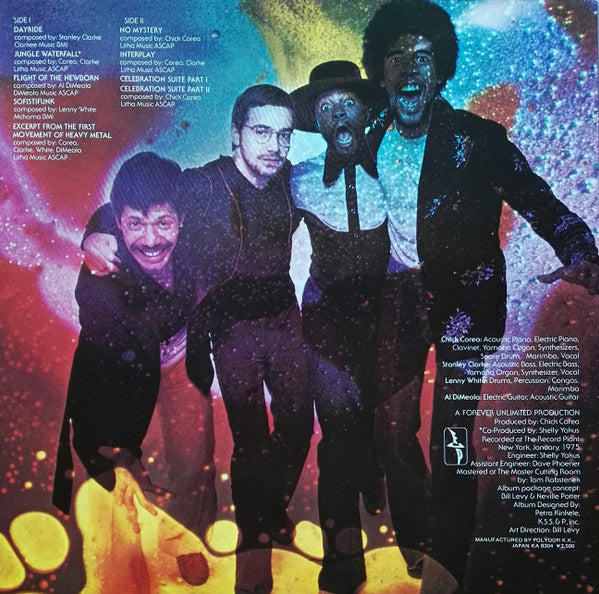 Return To Forever - No Mystery (Vinyl, LP, Album, Reissue) Near Mint (NM or M-) / Very Good Plus (VG+)