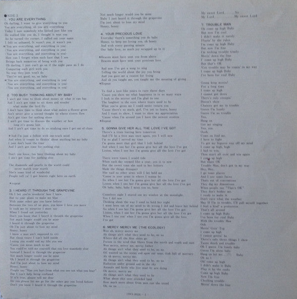 Marvin Gaye - Best Collection (Vinyl, LP, Compilation, Stereo) Very Good Plus (VG+) / Good (G)
