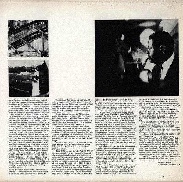 Oscar Peterson - Girl Talk (Vinyl, LP, Album) Very Good Plus (VG+) / Good Plus (G+)