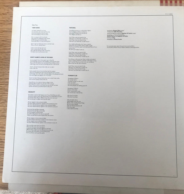 Howard Jones - Human's Lib (Vinyl, LP, Album)
