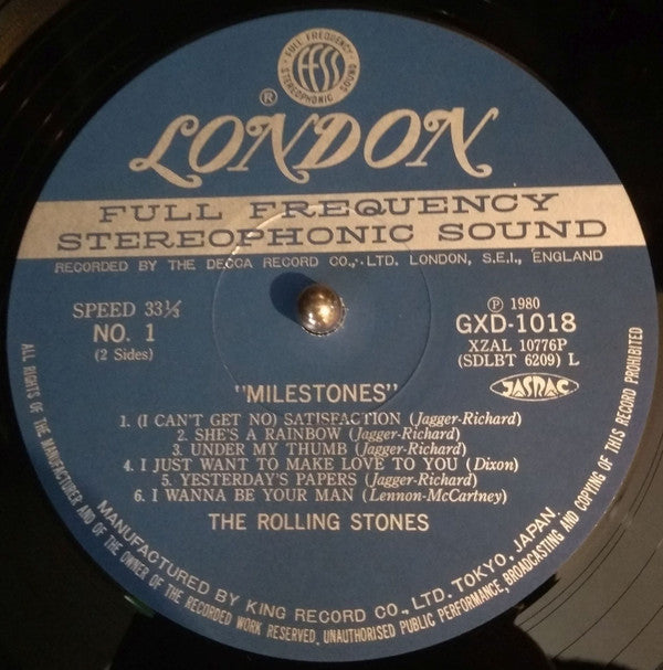 The Rolling Stones - Milestones (Vinyl, LP, Album, Compilation, Rei...